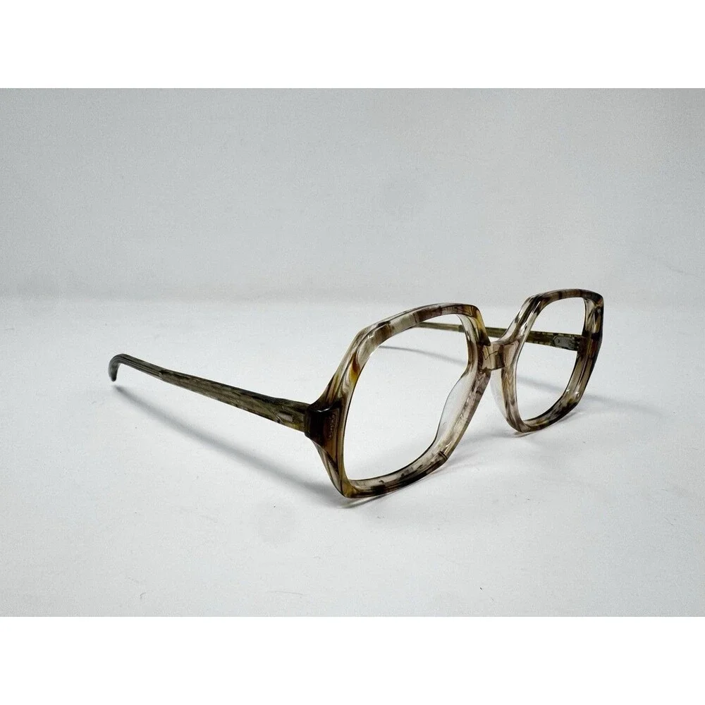 1970s Marine Optical Mirage Mocha Wisp New Old Stock Eyeglass Frames 52-16